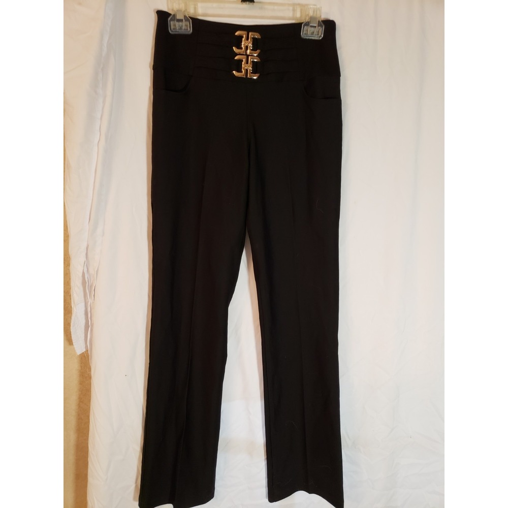 Women's Fashion Side Zip Black Pants Size XXL